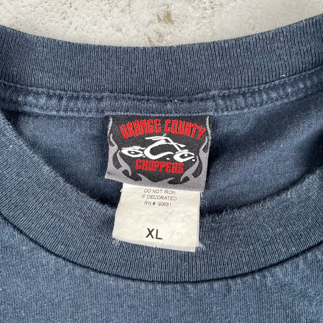 빈티지 오렌지 카운티 차퍼스 블루 플레임 소드 롱슬리브 상품이미지4