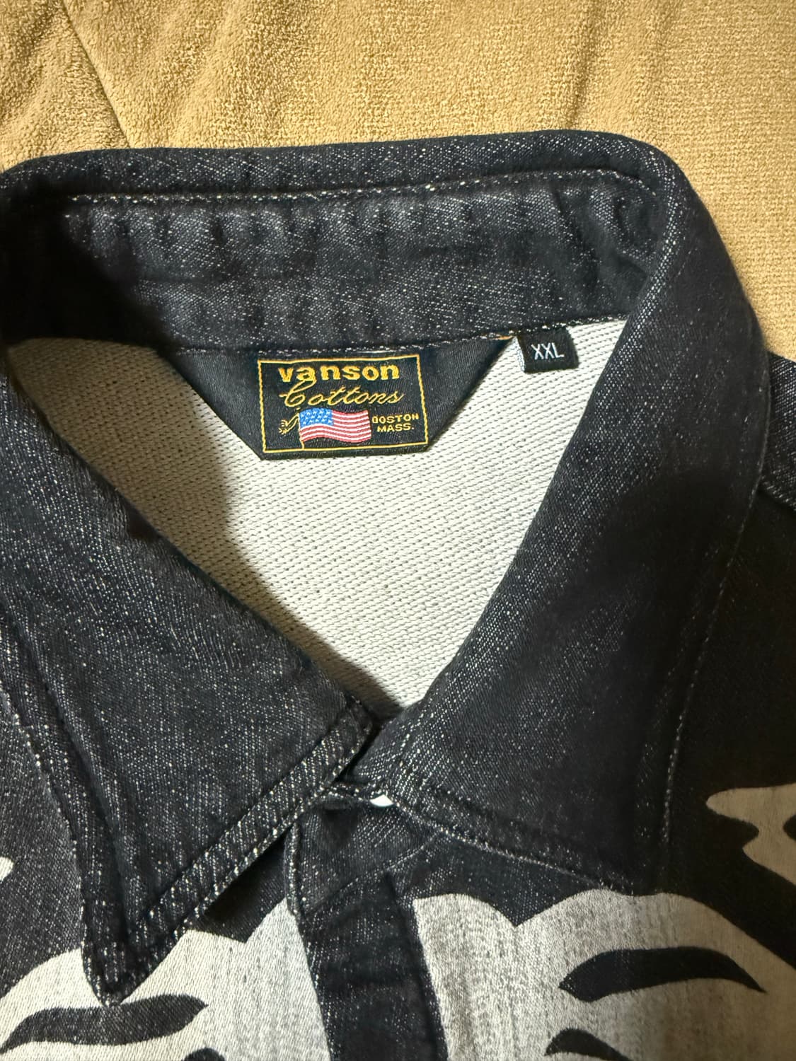 [XXL] 벤슨(밴슨) 스켈레톤 본 셔츠 팝니다 상품이미지3