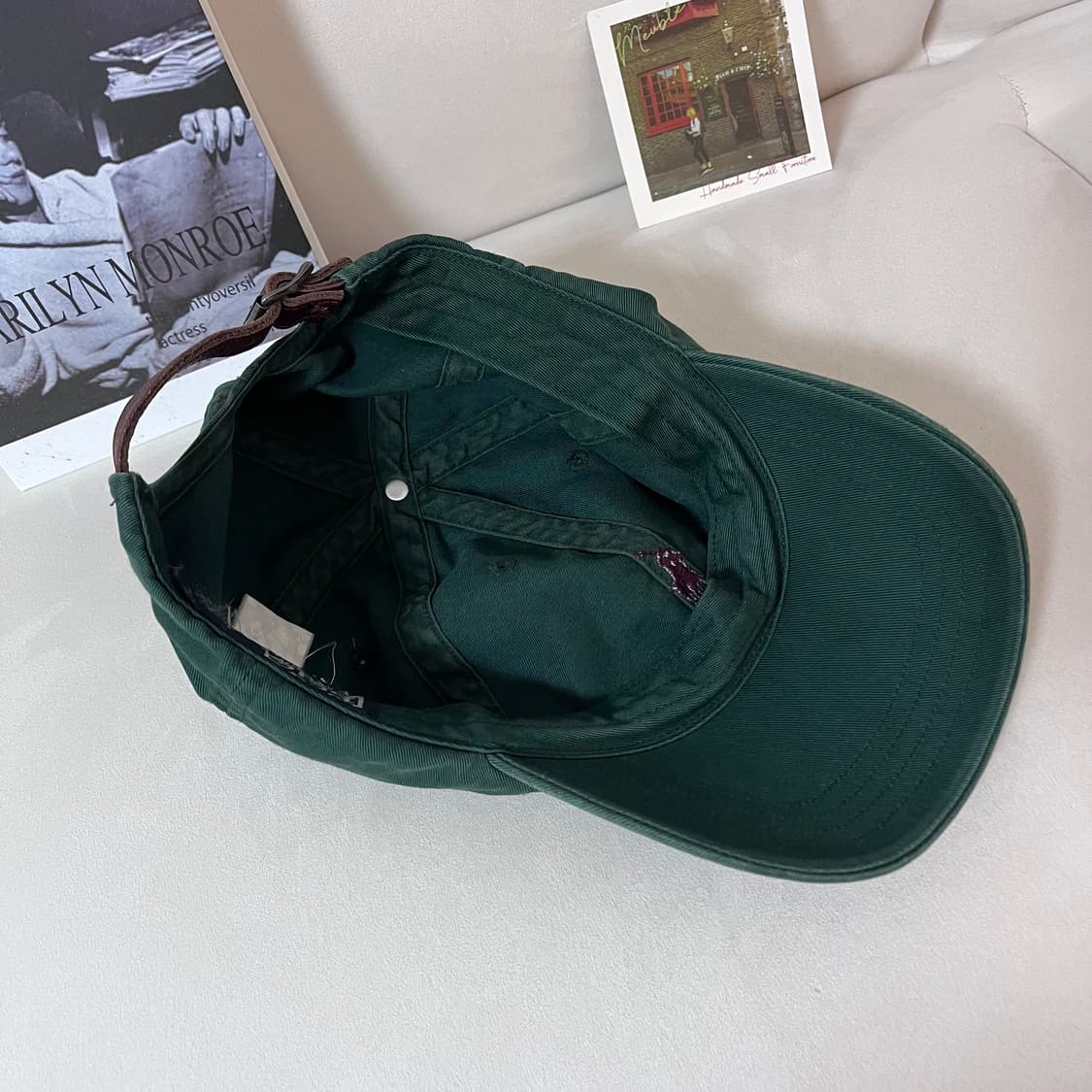 [정품] 폴로 딥그린 / 버건디포니 모자 상품이미지4