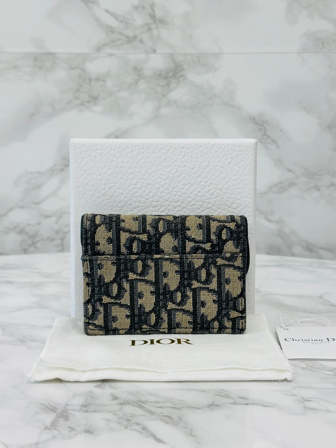 디올 새들 카드지갑 오블리크 상품이미지5