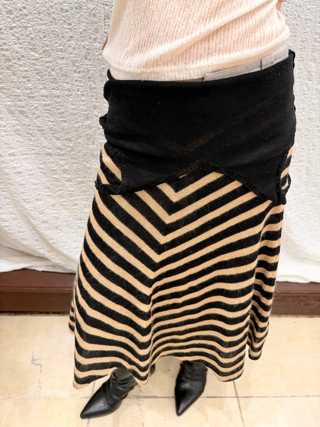 summer stripe knit ops 상품이미지1