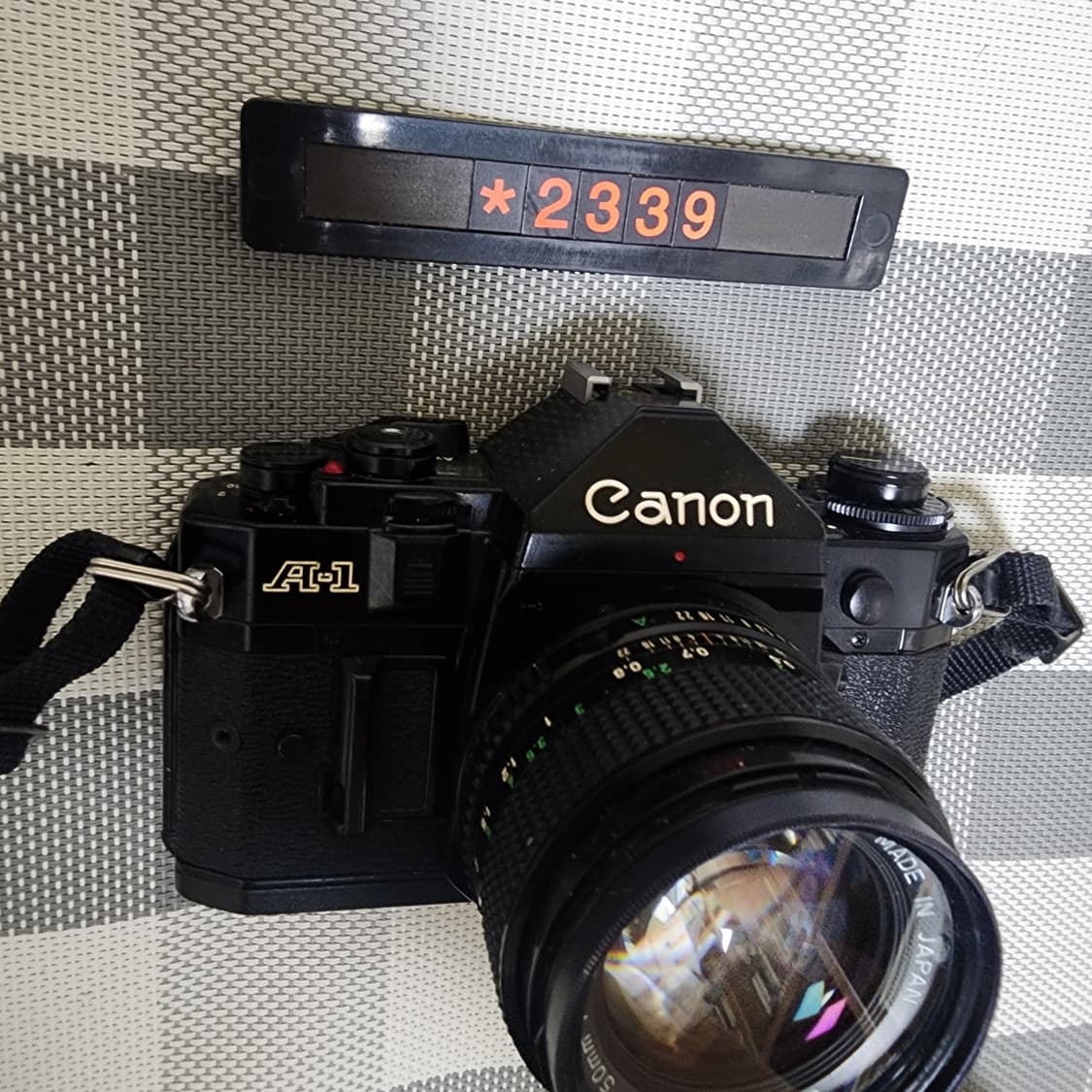 캐논 A-1 필름카메라 블랙바디 1.4렌즈 상품이미지2