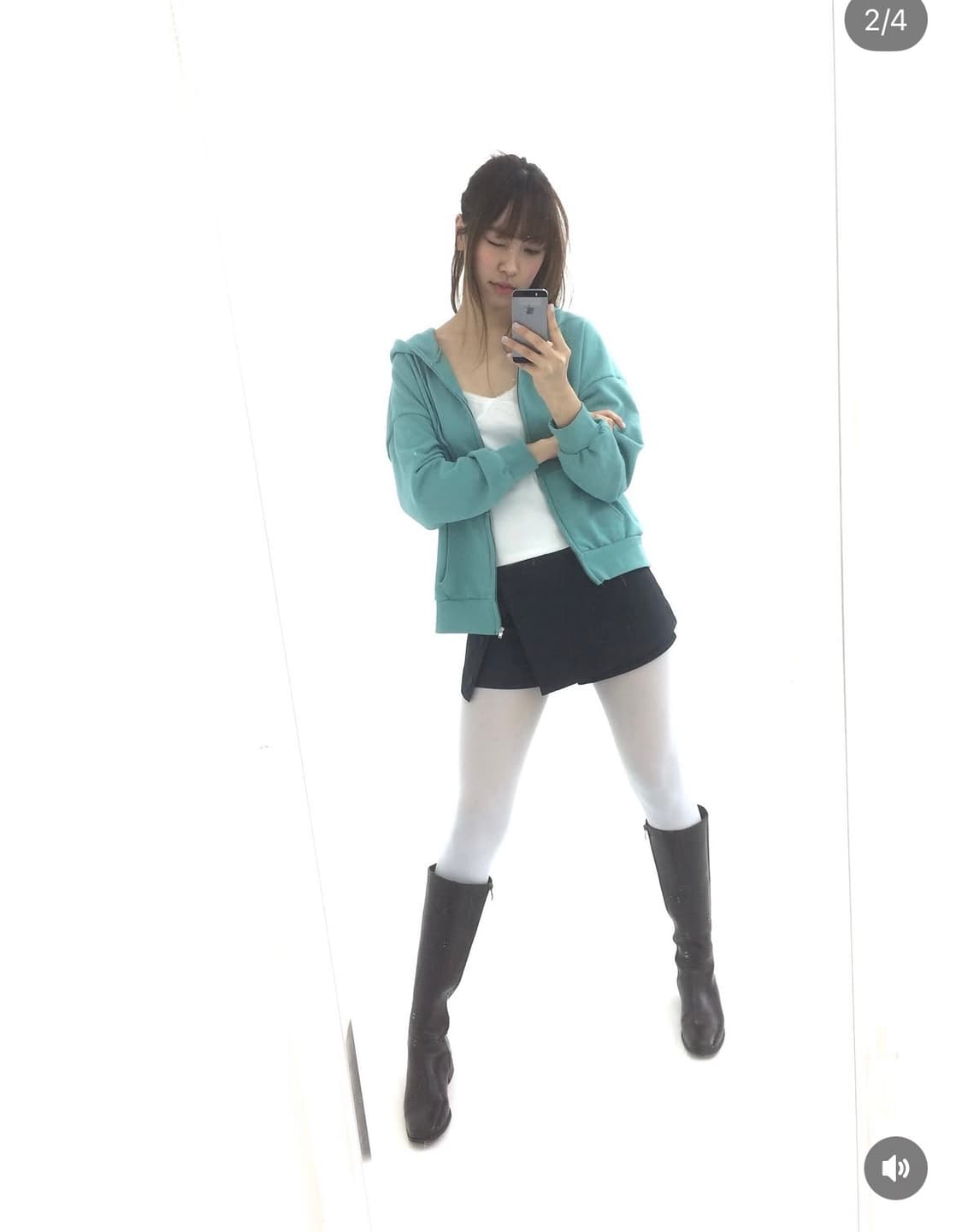 유택yutaek  민트 후드집업 상품이미지3