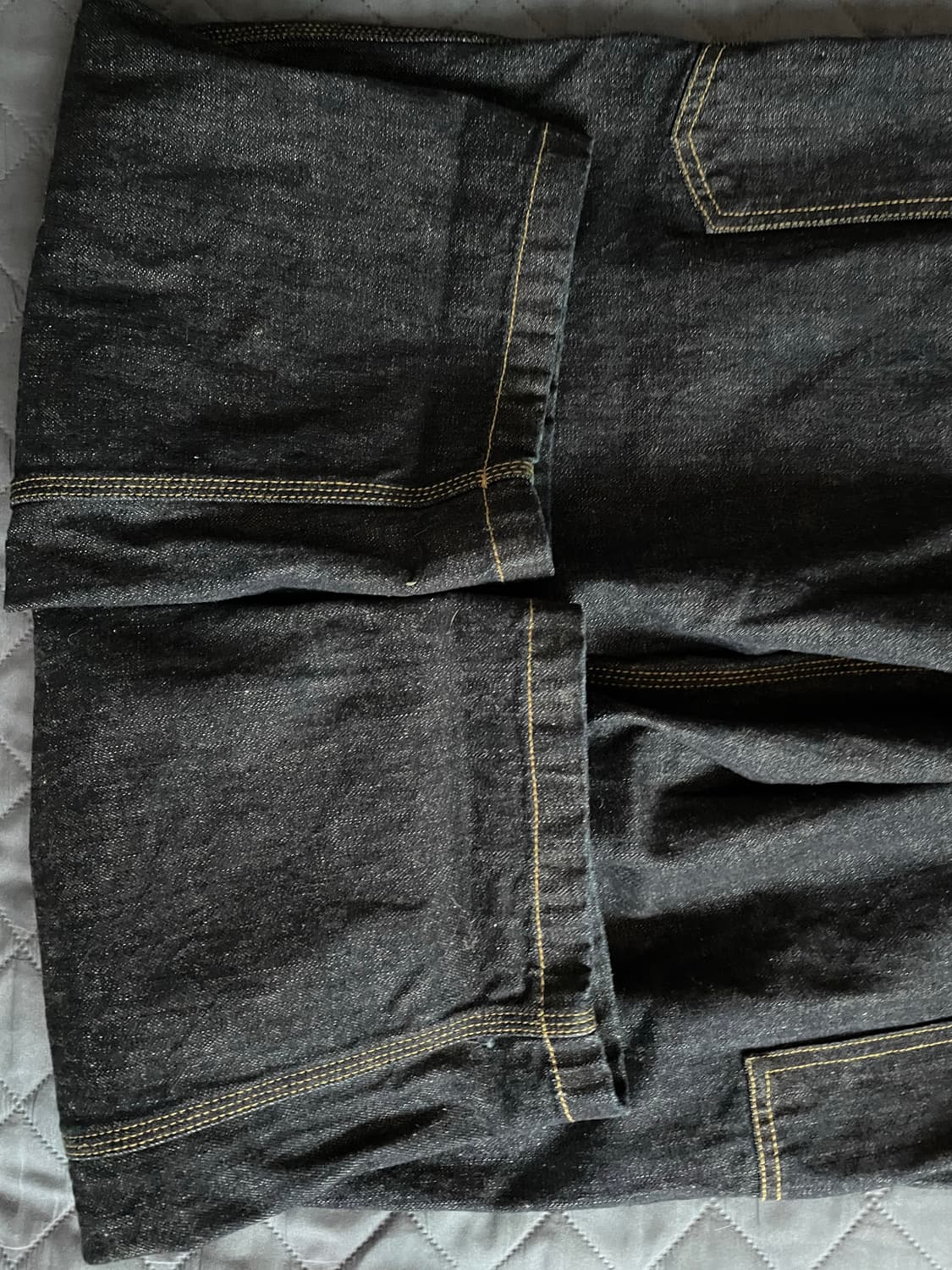 m) 칼하트윕 og 싱글니 카마노 팬츠 블루 린스드 상품이미지3