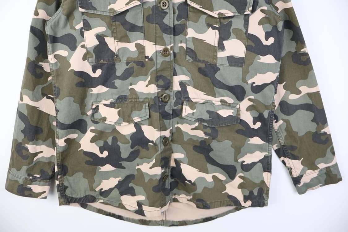 H&M 카키 후드집업 자켓 상품이미지8