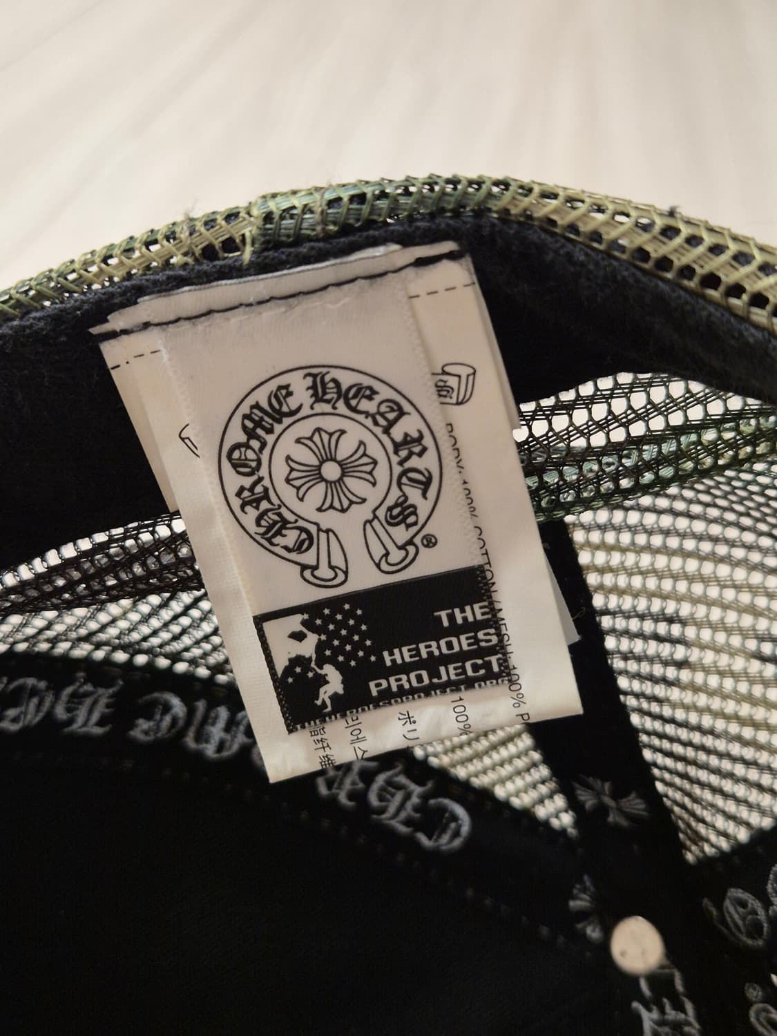 크롬하츠 히어로즈 카모 메쉬 캡 (스크롤버전) 상품이미지7