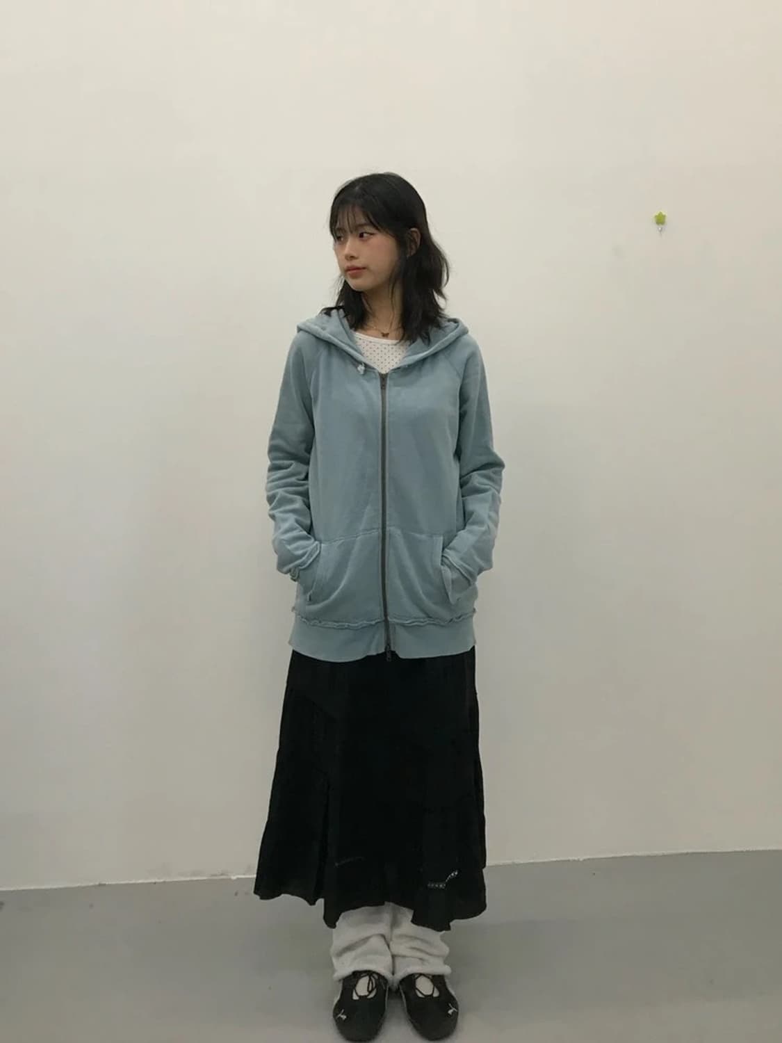 JPN In Field Light Blue Zip Hoodie 상품이미지2