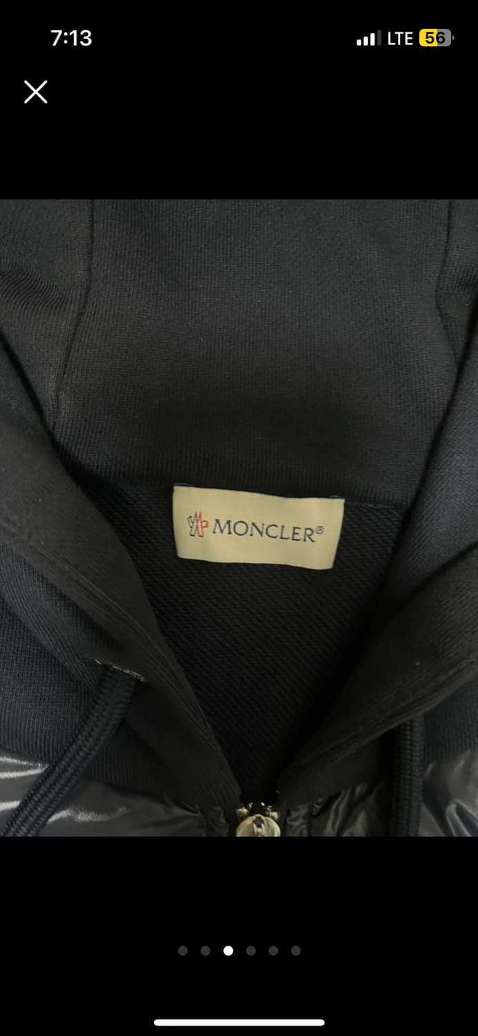 몽클레어 패딩자켓 네이비 상품이미지3