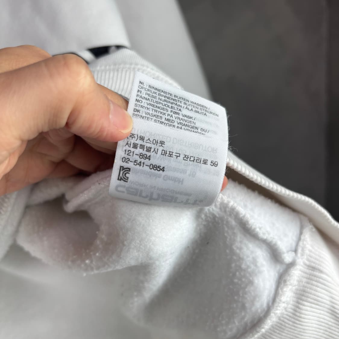 칼하트 x patta 맨투맨 화이트 상품이미지4