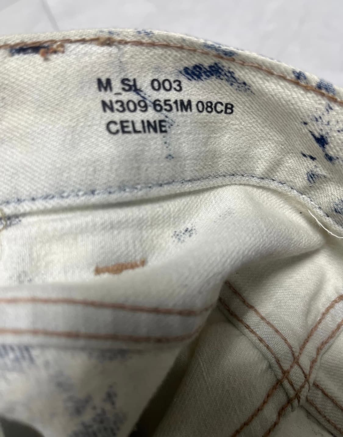 셀린 21ss 댄싱키드 블리치드 데님 상품이미지6