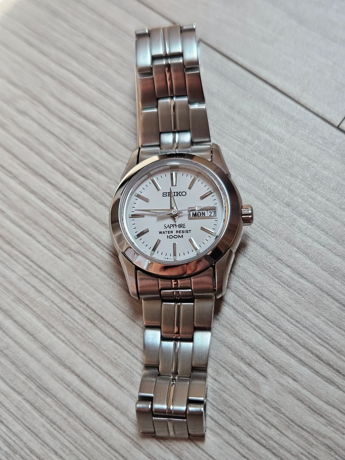 [A급] 세이코 사파이어 글라스 데이데이트 (여성용) 상품이미지1