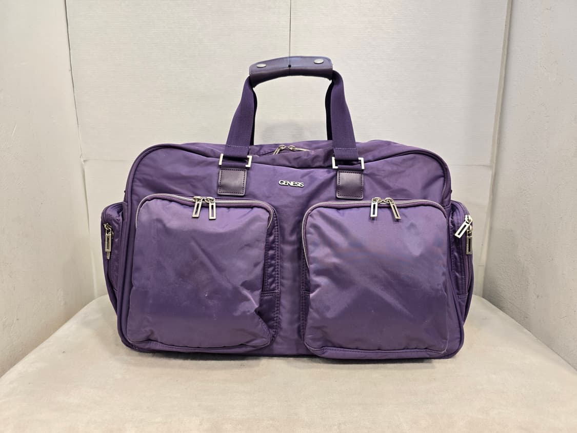 제네시스 보라색 보스턴백 더플백 여행가방 상품이미지1