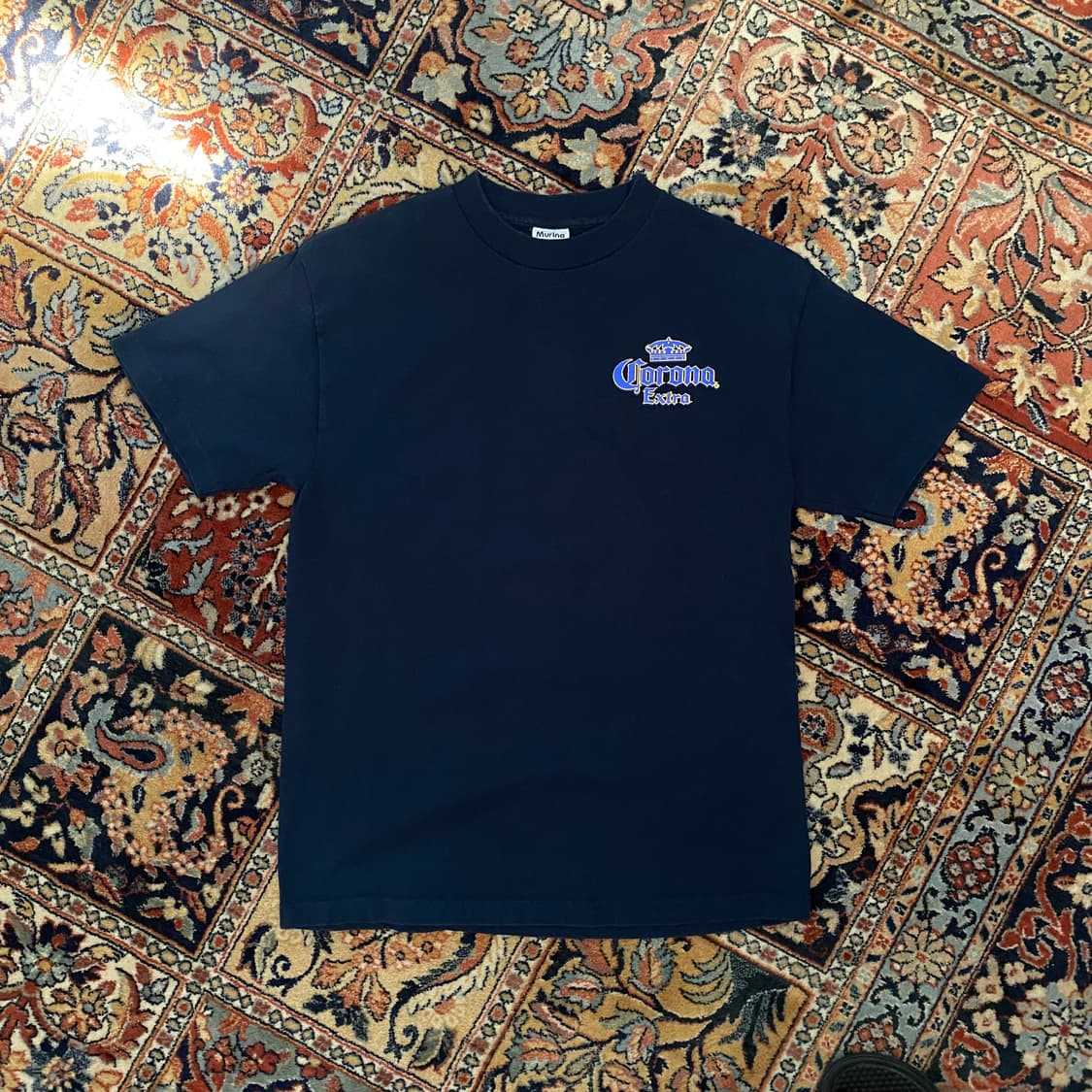 🌊USA made corona half-sleeve promo Tee 상품이미지3