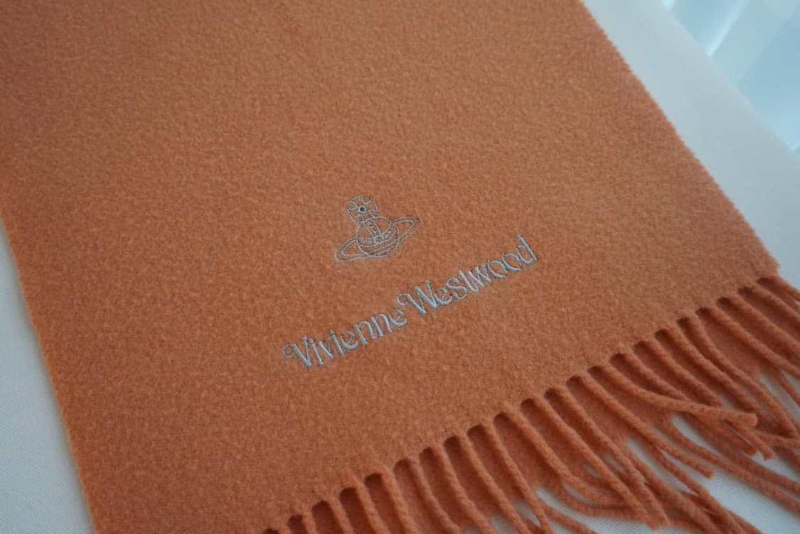 비비안웨스트우드 울 머플러-오렌지 상품이미지5