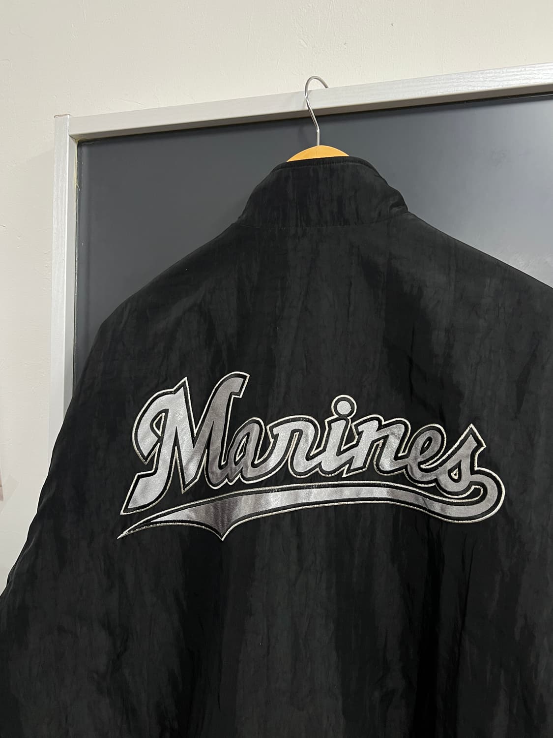 Japanese Vintag일본 빈티지 지바 롯데 마린스 스타디움 바시티 상품이미지4