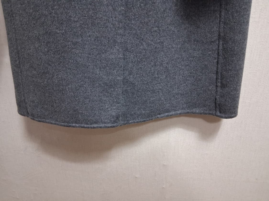 일본빈티지 유니클로 진회색 중간진회색 그레이핸드메이드코트 여성 66적당  상품이미지4