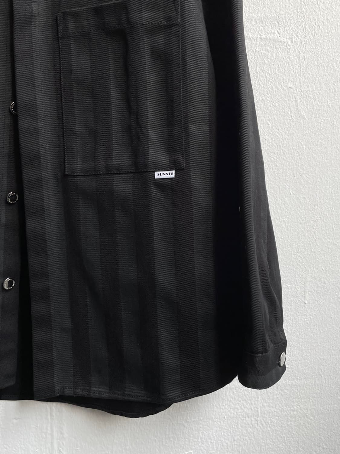 써네이 스트라이프 셔츠 자켓 상품이미지4