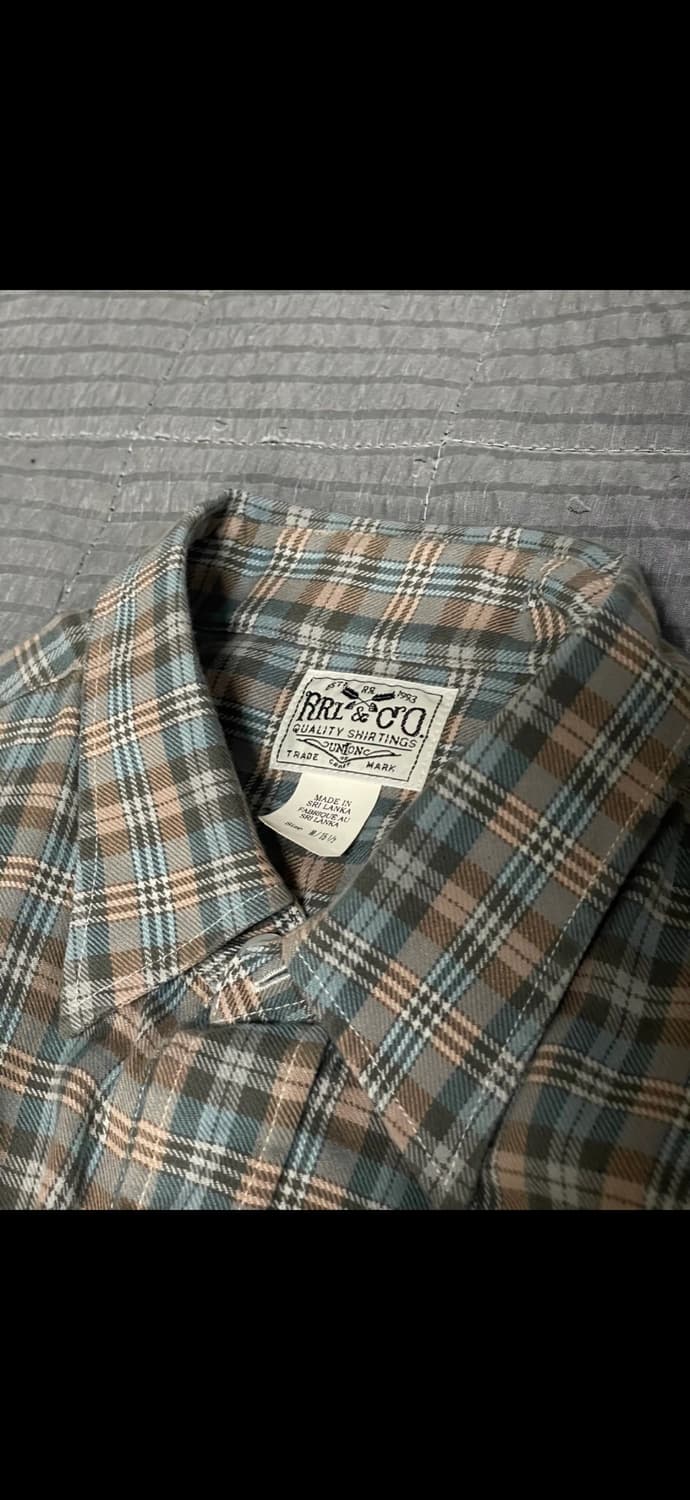 rrl 체크셔츠 m(15 1/2) 상품이미지2