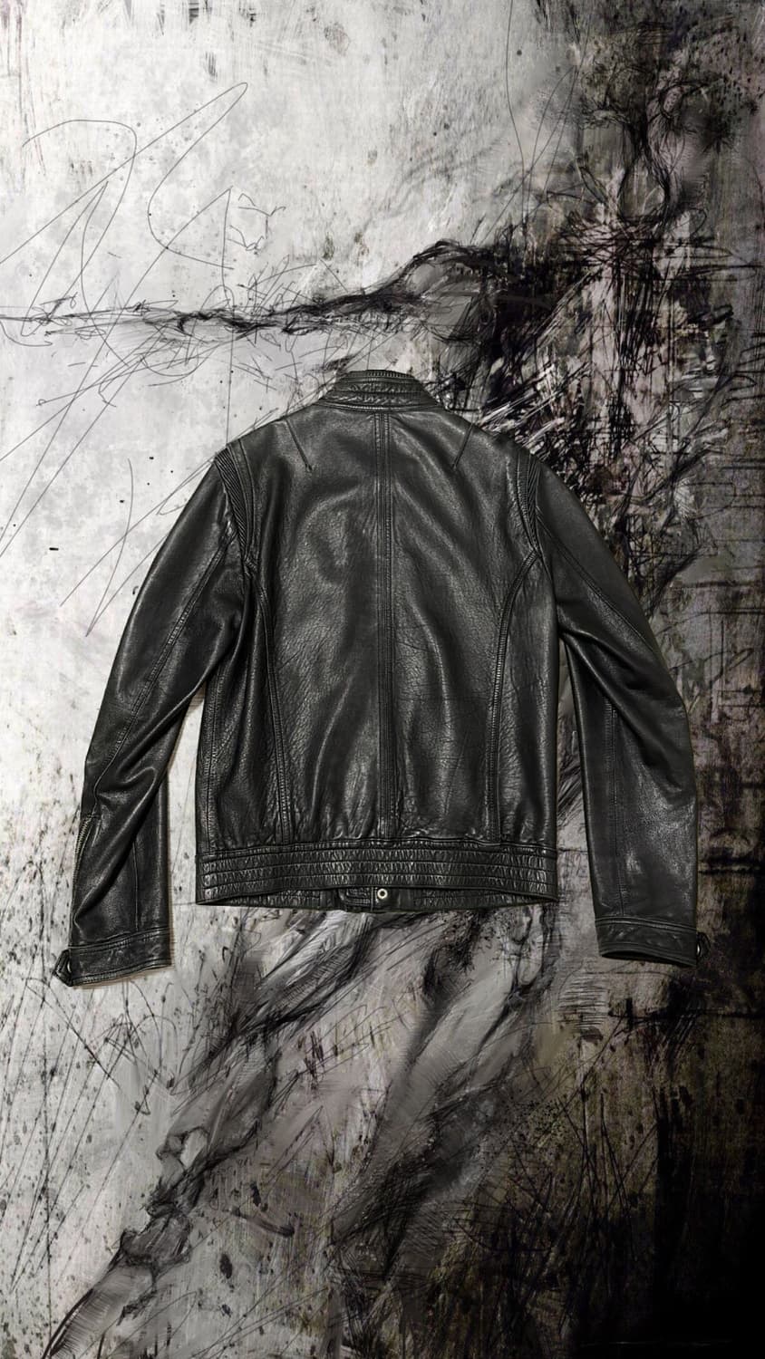None Black Lambskin Rider Jacket 상품이미지2