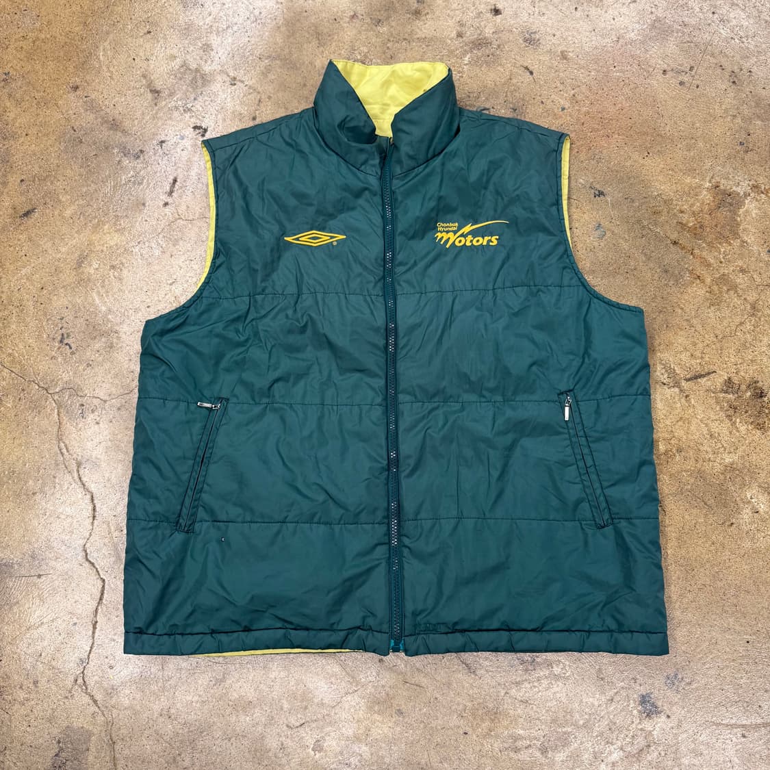[정품] 엄브로 전북 현대 모터스 양면 패딩조끼 b14 상품이미지3