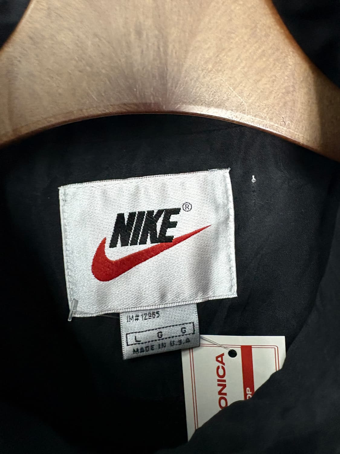 나이키 센터 스우시  올드스쿨 아노락 웜업 블랙 자켓 A3708 상품이미지5