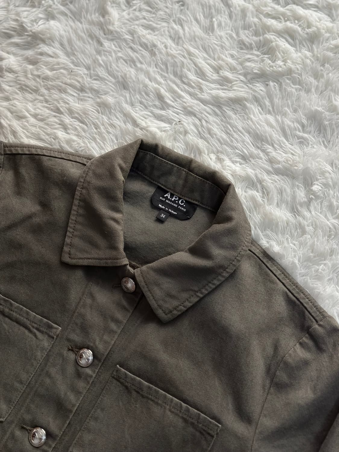 A.P.C. 여성 면 자켓 36사이즈 상품이미지3