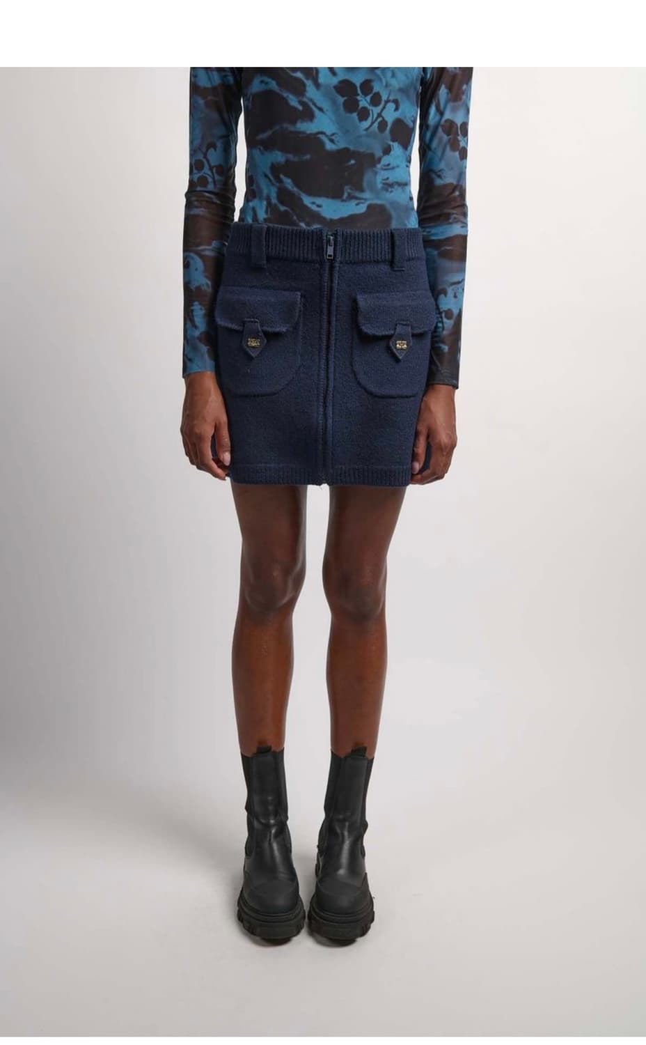 Ganni 가니 울 스커트 상품이미지1