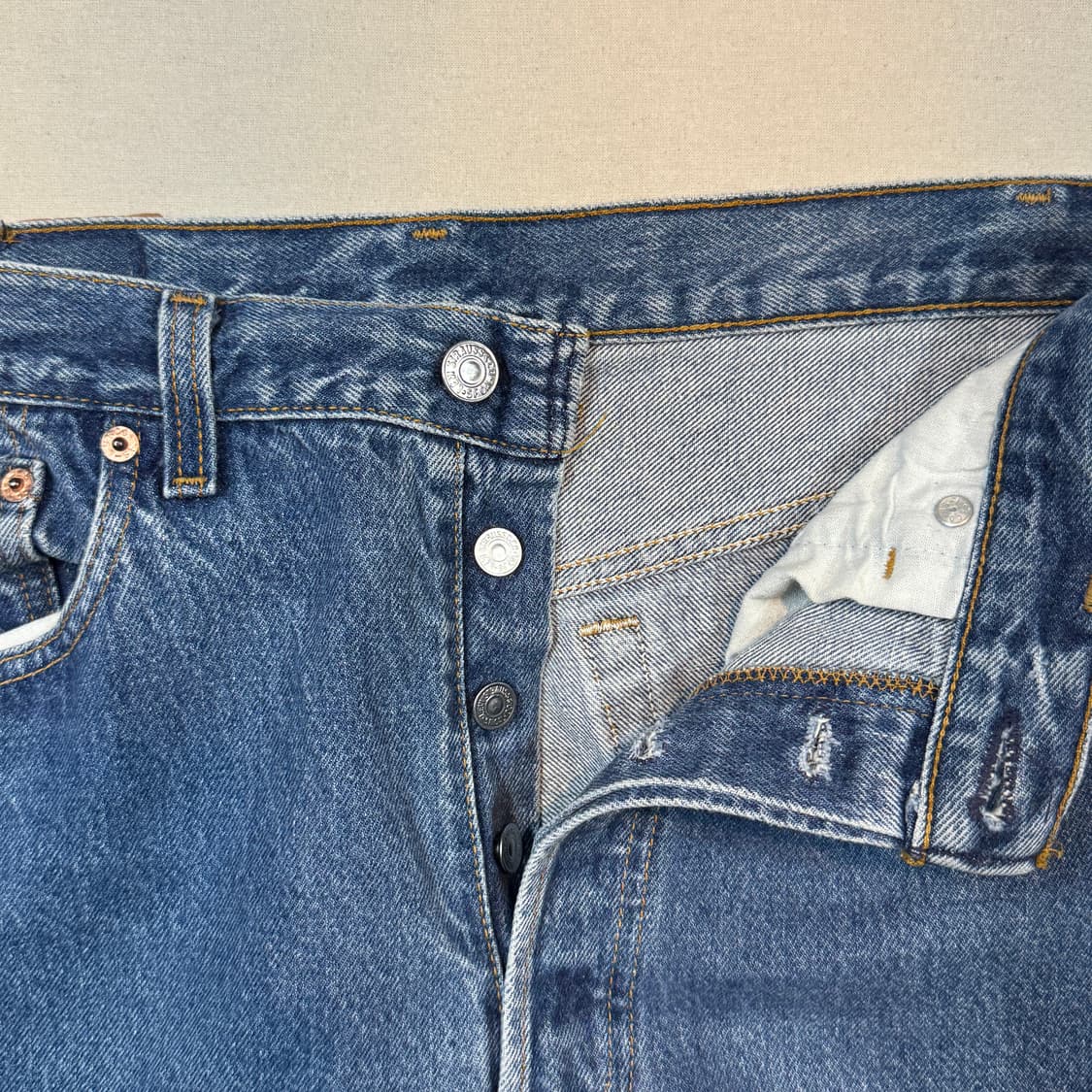 34inch) 리바이스 USA 90s 501 데님 청바지 상품이미지7