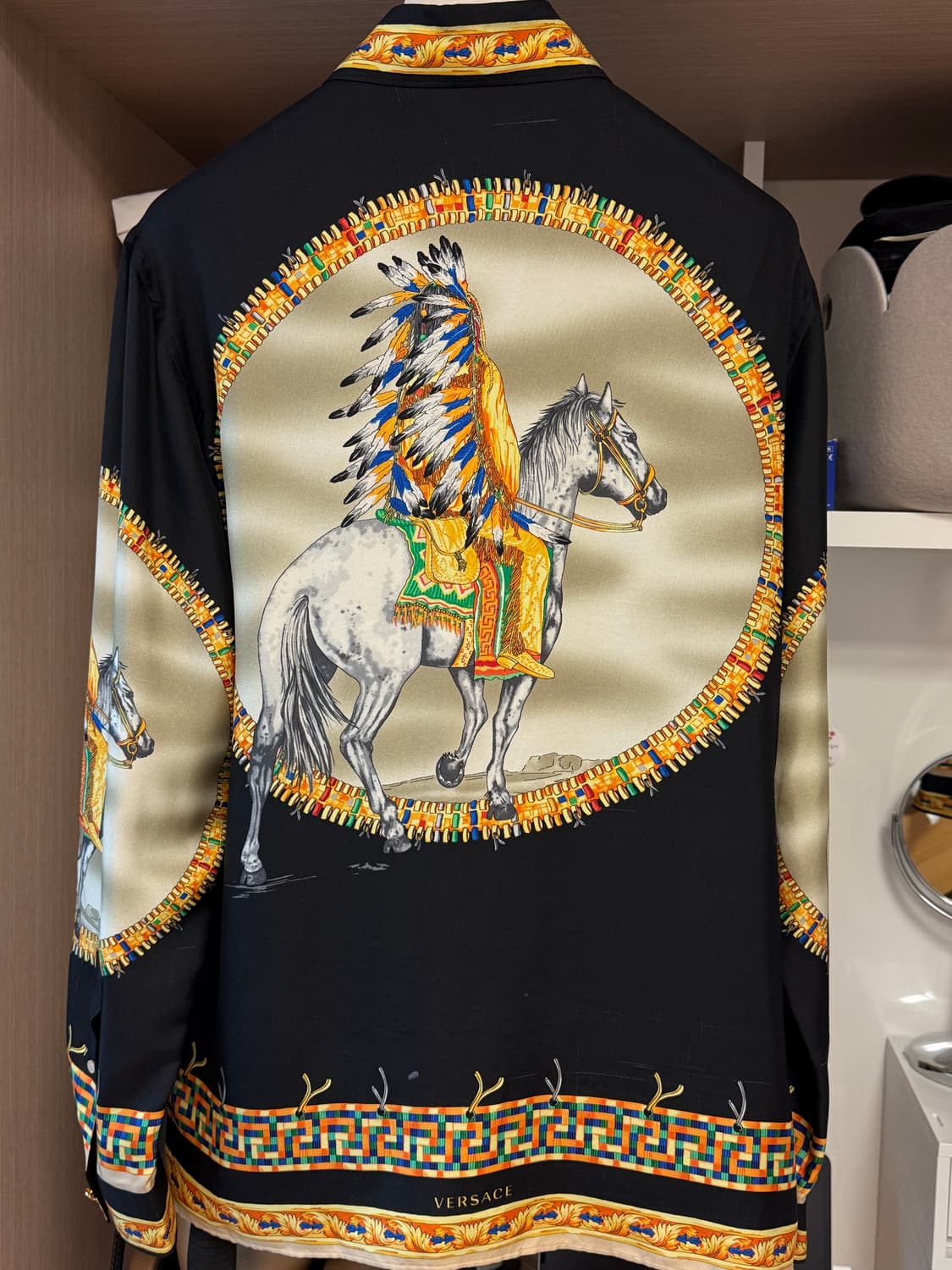 베르사체 실크셔츠 40사이즈 상품이미지3
