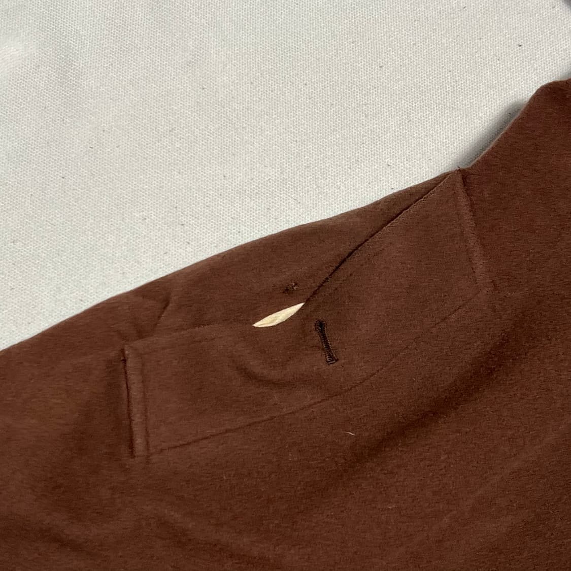 M 버버리 브라운 울 코트 상품이미지6