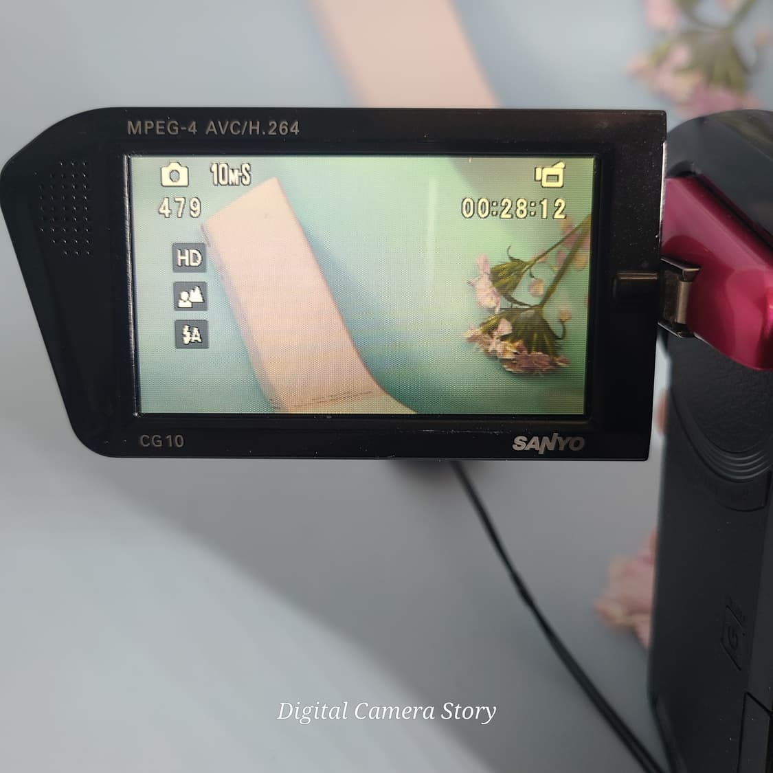 Xacti 산요 작티 핑크 cg 10 캠코더 디카 상품이미지5