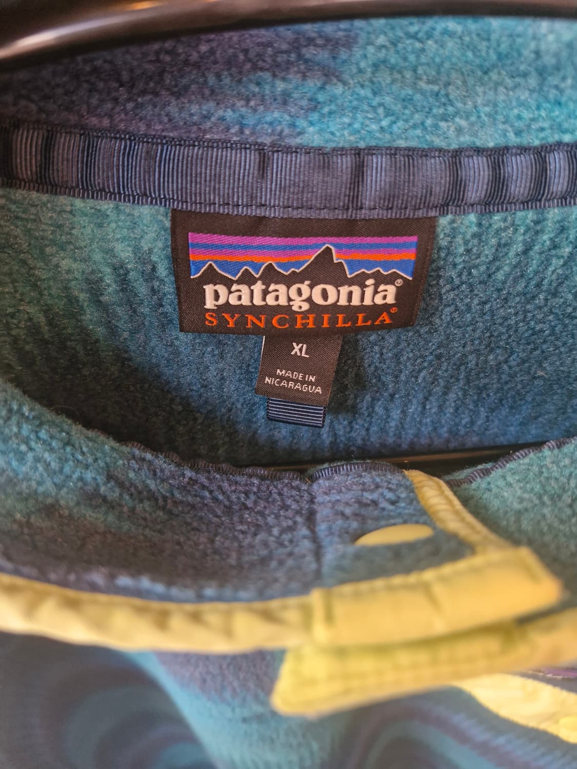 Z-543 파타고니아 신칠라 아즈텍 네이티브 웨이브 파도물결 상품이미지5