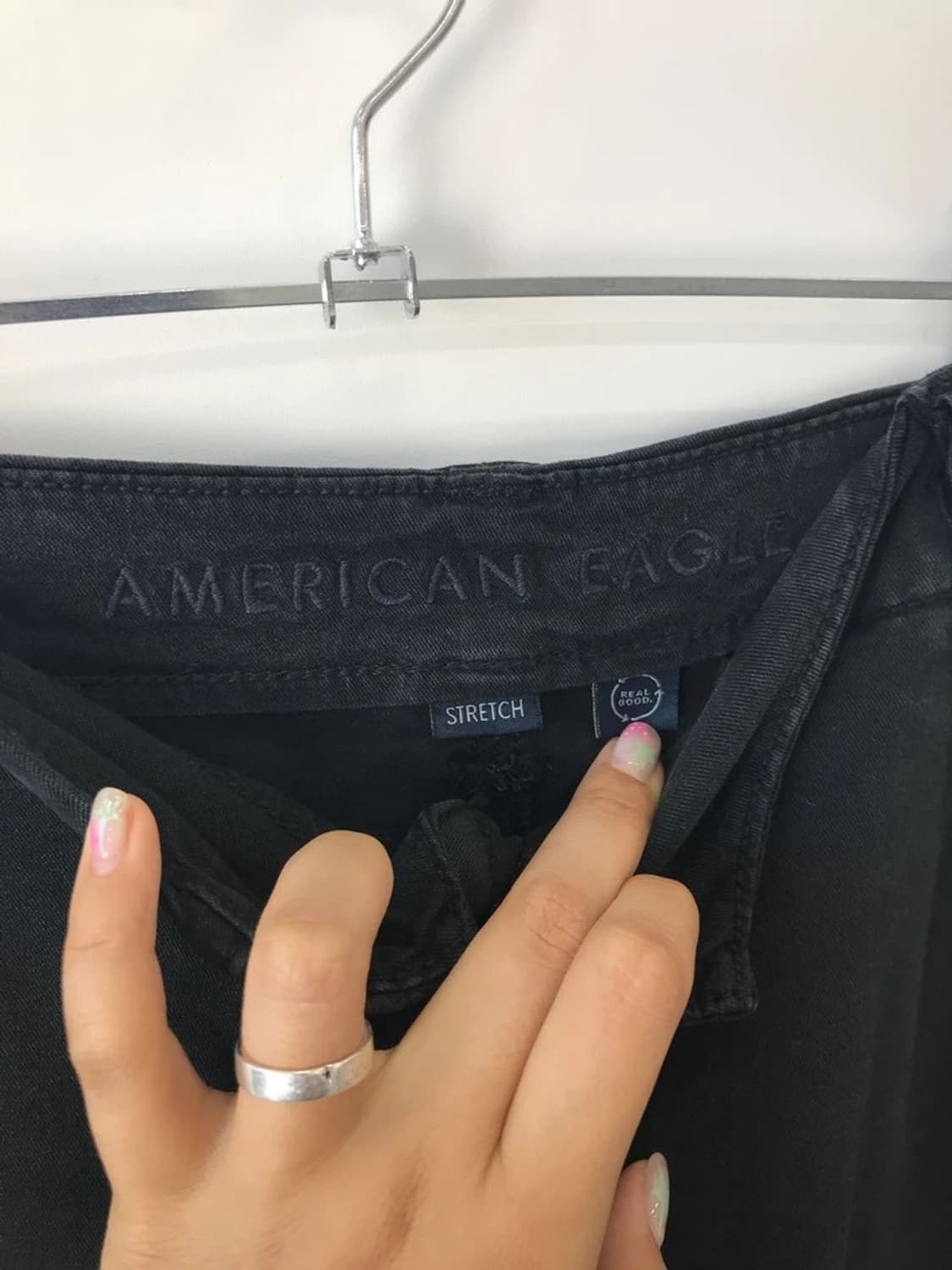 American Eagle Black Cargo Pants 상품이미지6