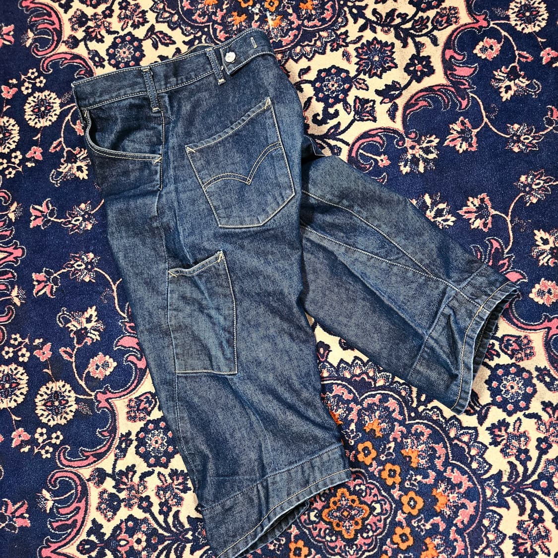 리바이스(Levis) 엔지니어드진 8부 데님 반바지 쇼츠 상품이미지3