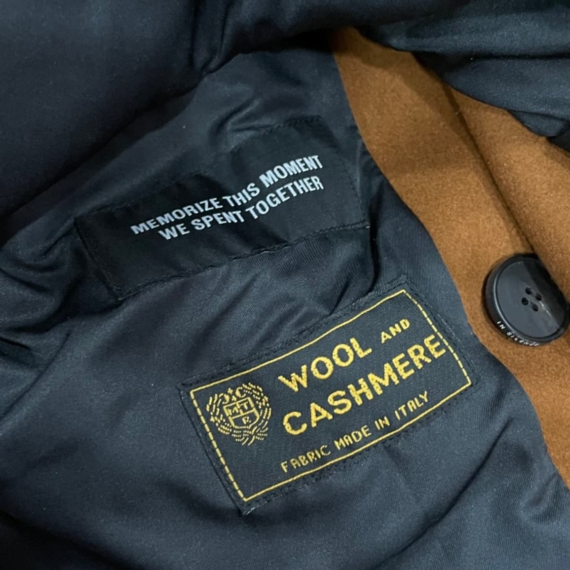 95 인사일런스 더블 브레스 캐시미어 롱코트 상품이미지4