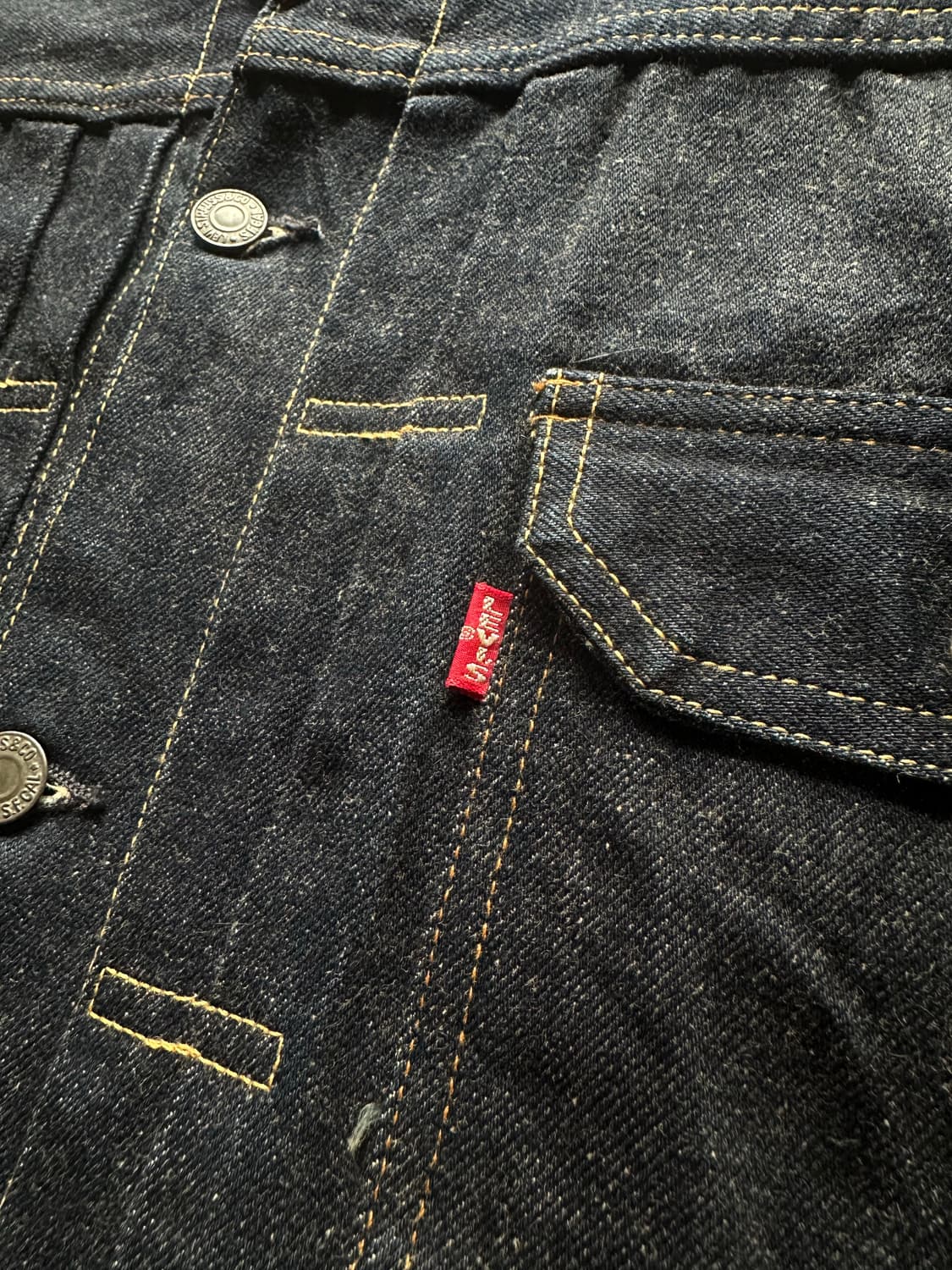 90s USA Valencia Levis 507XX 2nd Jacket 상품이미지4