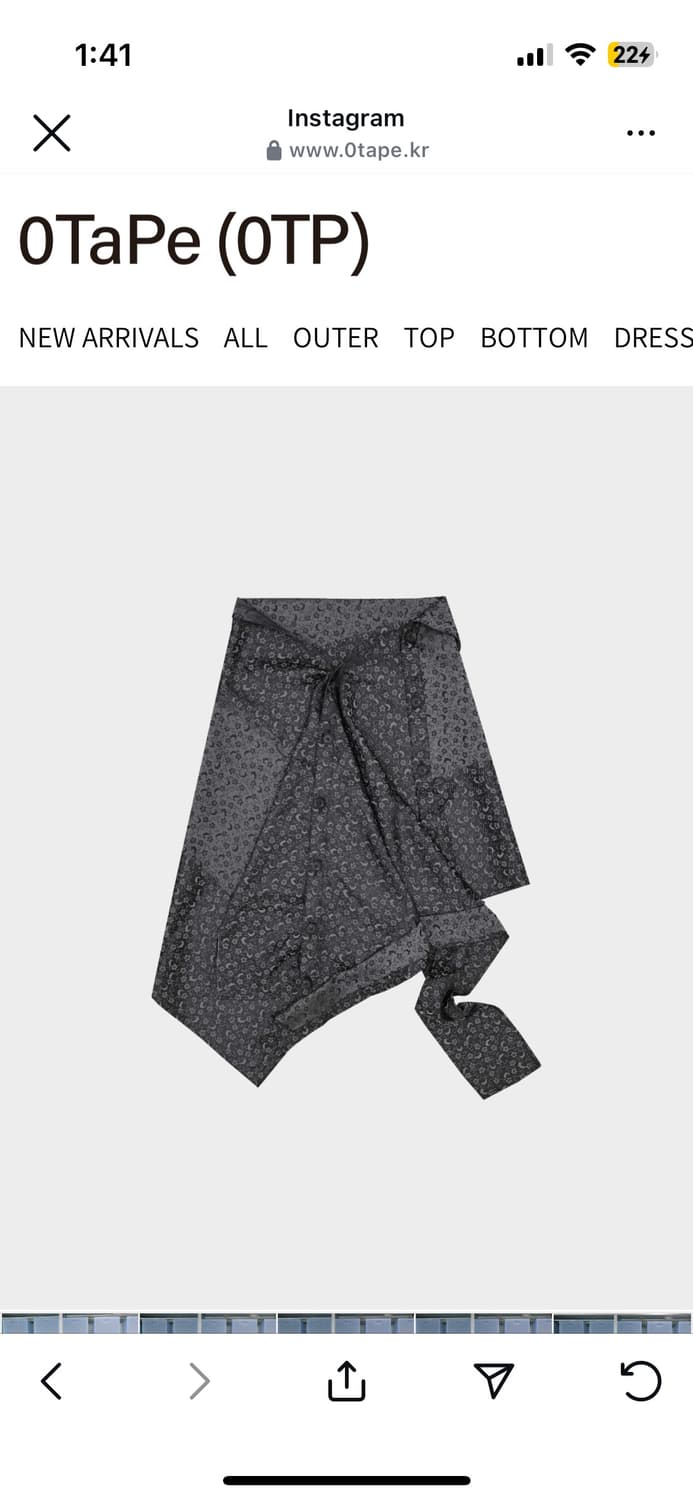 구해요) 0tape 공데잎 스커트 치마 구해요 공테이프 상품이미지1