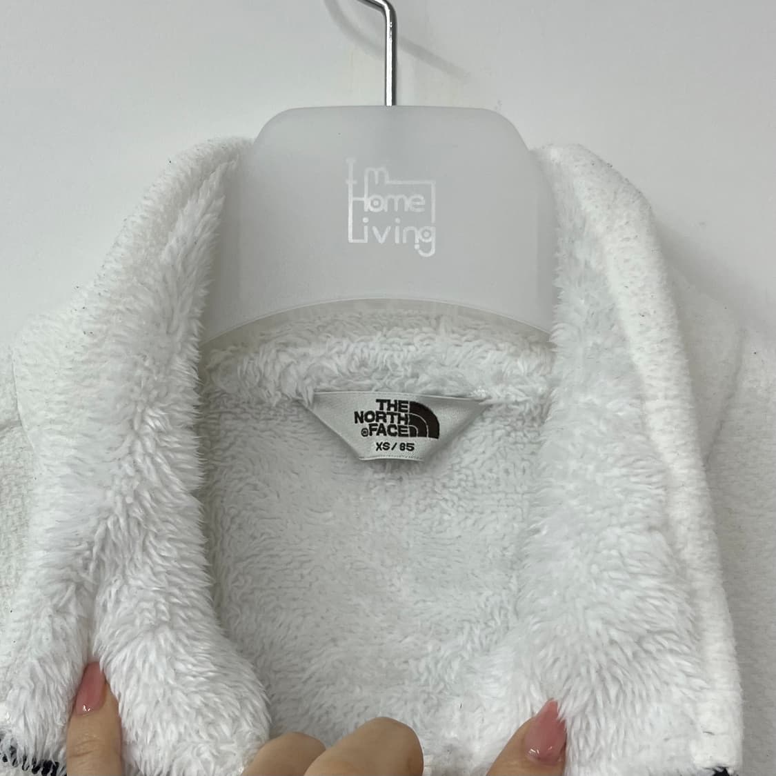 노스페이스 화이트라벨 밍크안감 화이트 후리스 자켓 상품이미지6