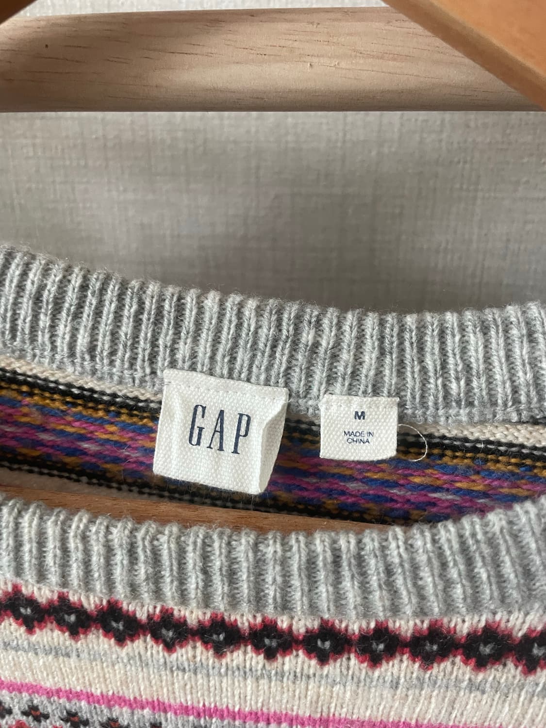 모리걸 빈티지 히피 노르딕 조끼 세트 🧡💗🩶 상품이미지3