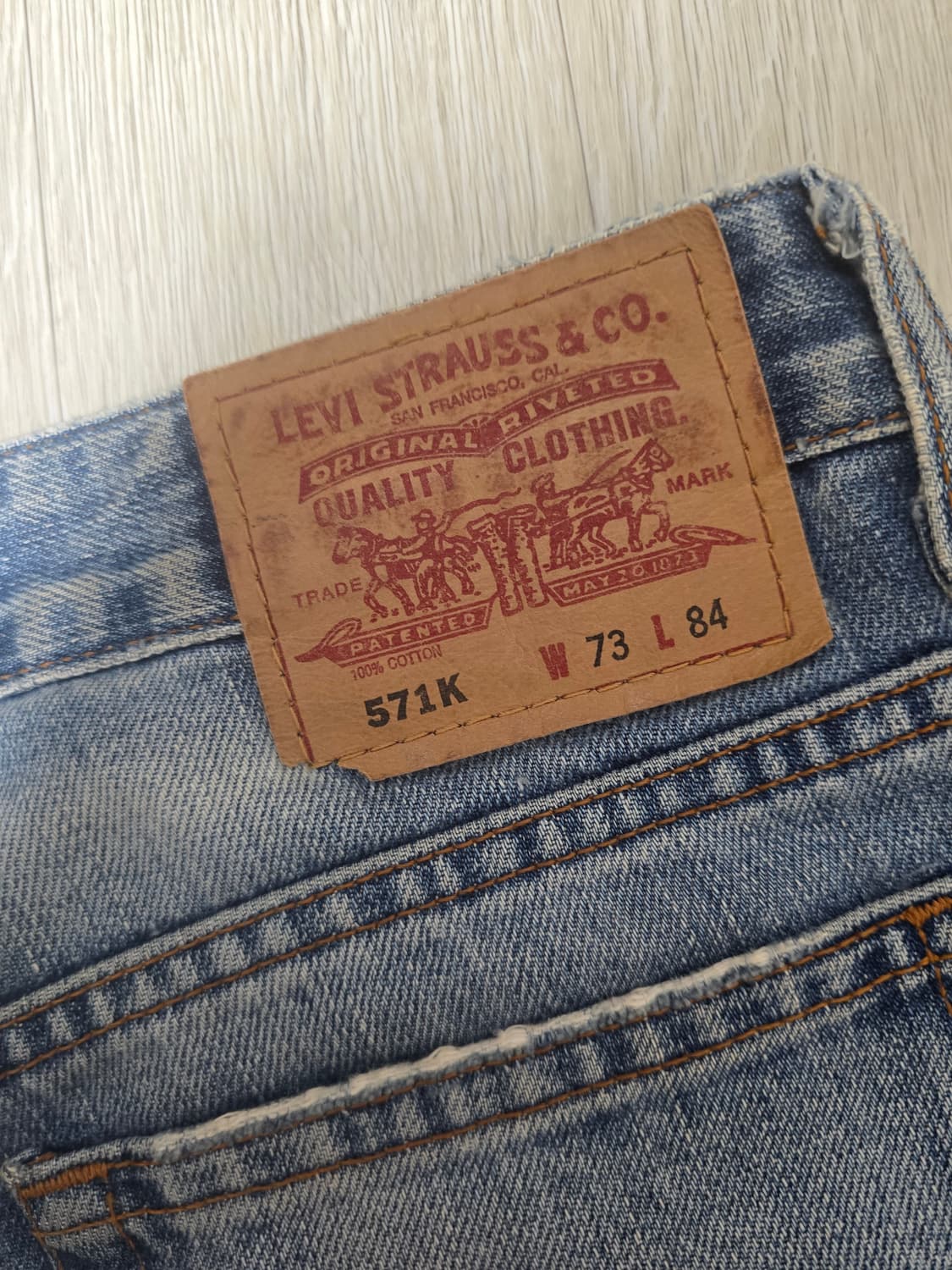 리바이스 세미 플레어 데님 상품이미지5