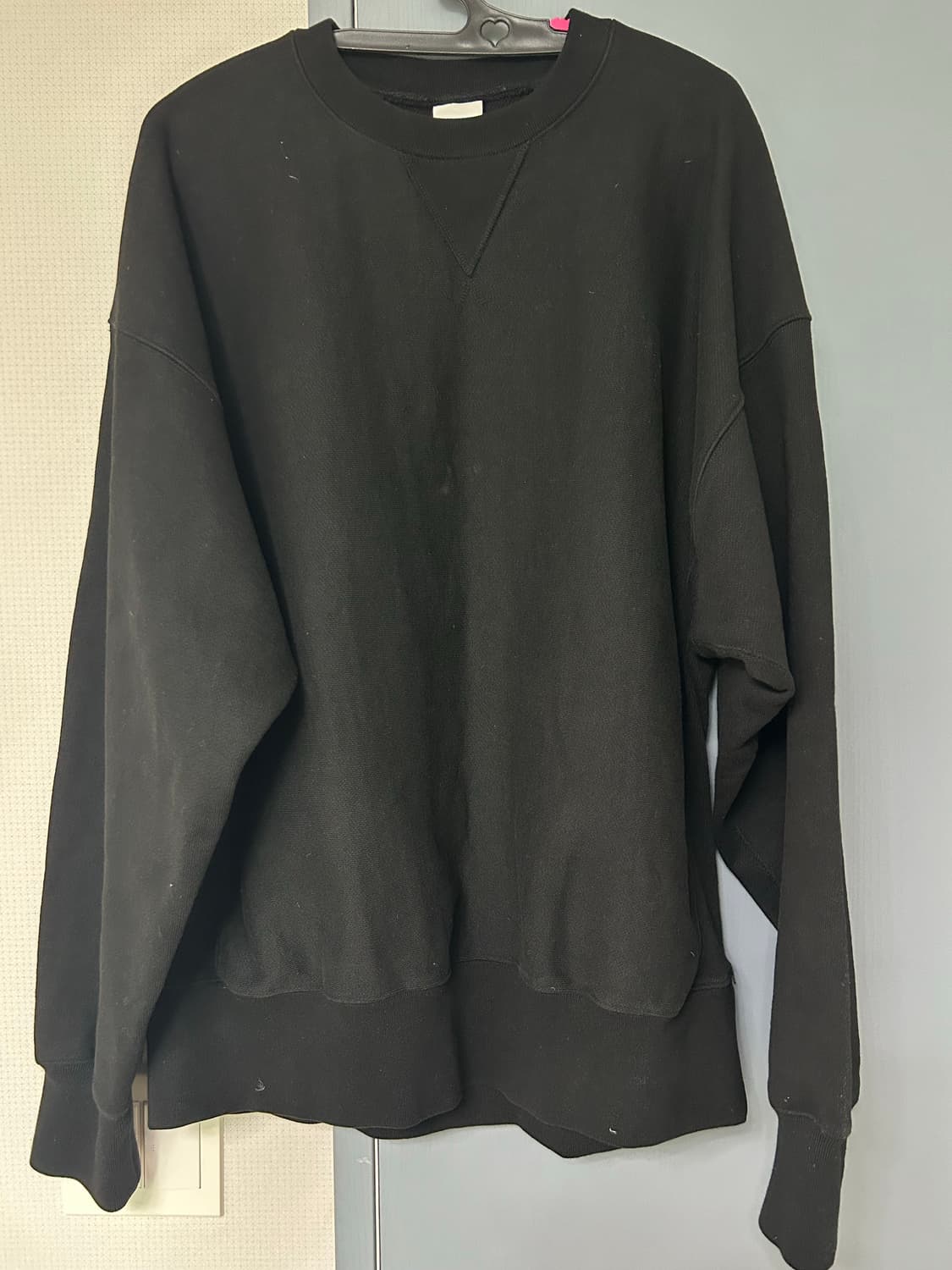 아웃스탠딩 리버스위브 헤비 스웻 L 상품이미지1