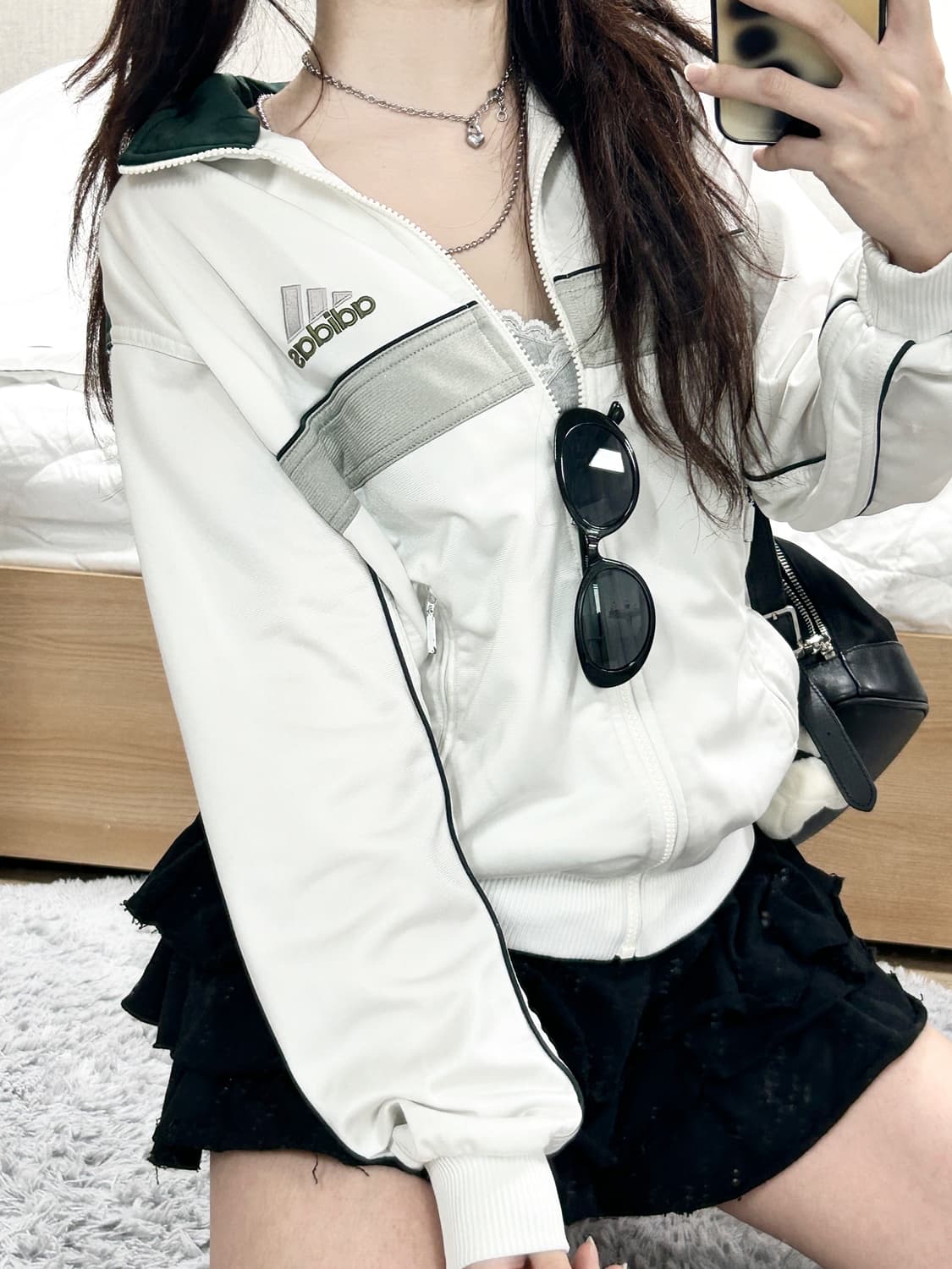 아디다스 90‘s 빅로고 화이트 져지 상품이미지2