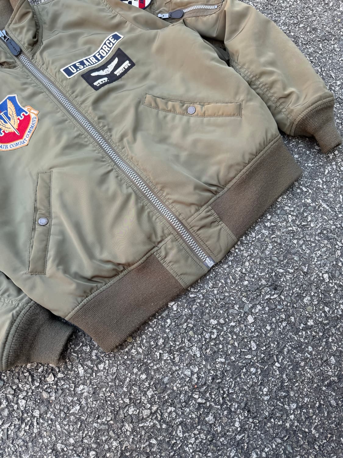 아비렉스 미국 공군 70주년 기념 MA-1 플라이트 자켓 상품이미지4