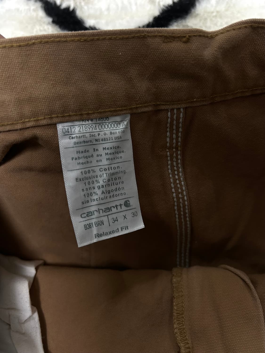 [34]칼하트 더블니 카펜더 팬츠/릴렉스드 핏 상품이미지5