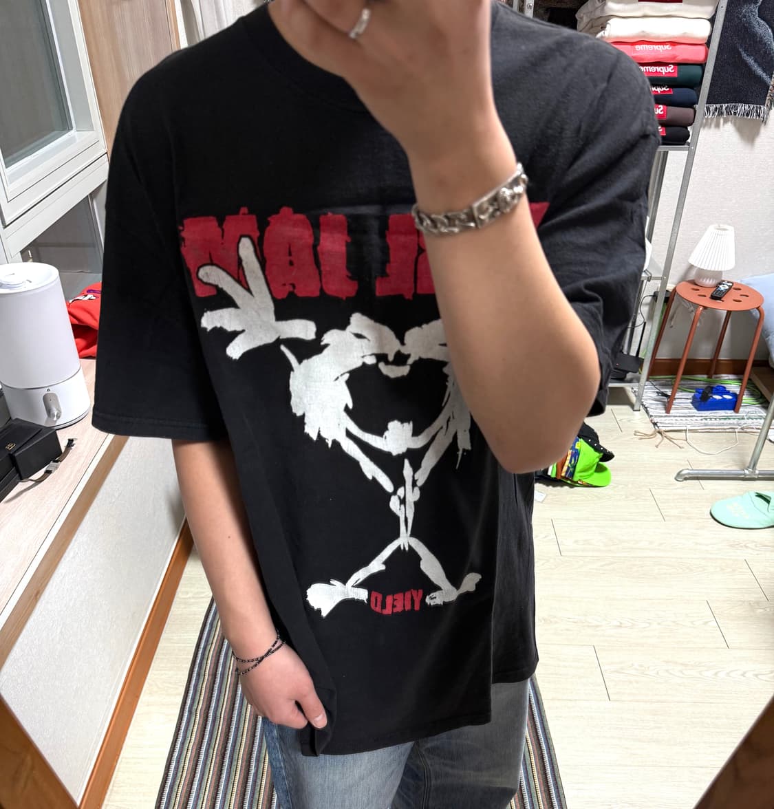 90s 펄 잼 반팔 티셔츠 상품이미지1