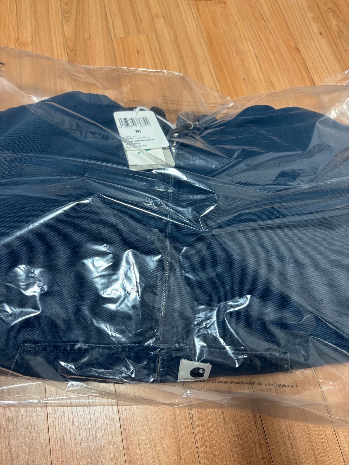 [M] (W) 칼하트 WIP OG 액티브 자켓 다크 네이비 스톤 캔버스 상품이미지3