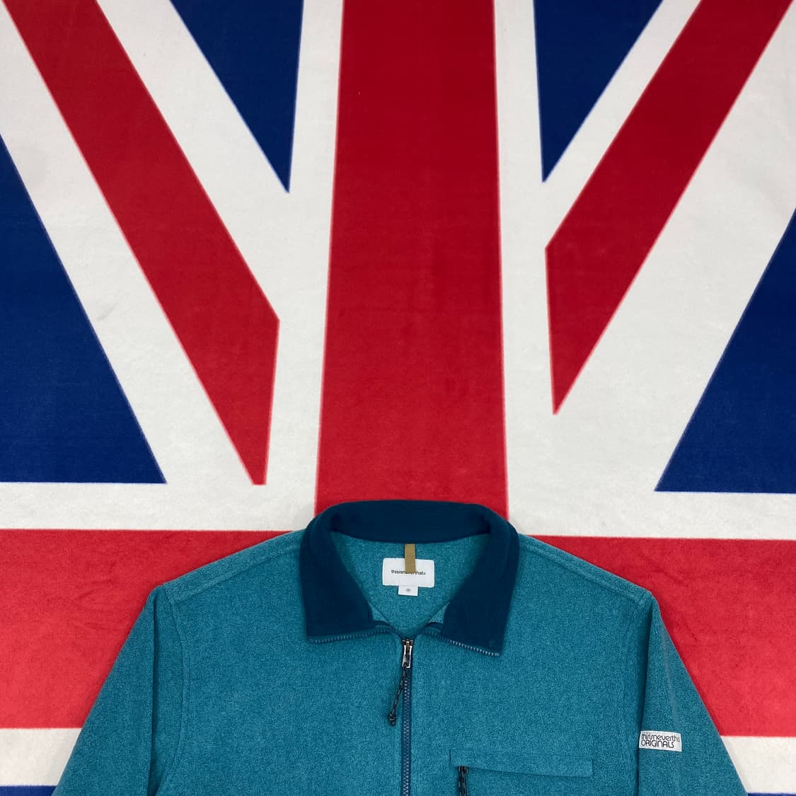 디스이스네버댓 플리스 풀오버 틸 M 상품이미지2