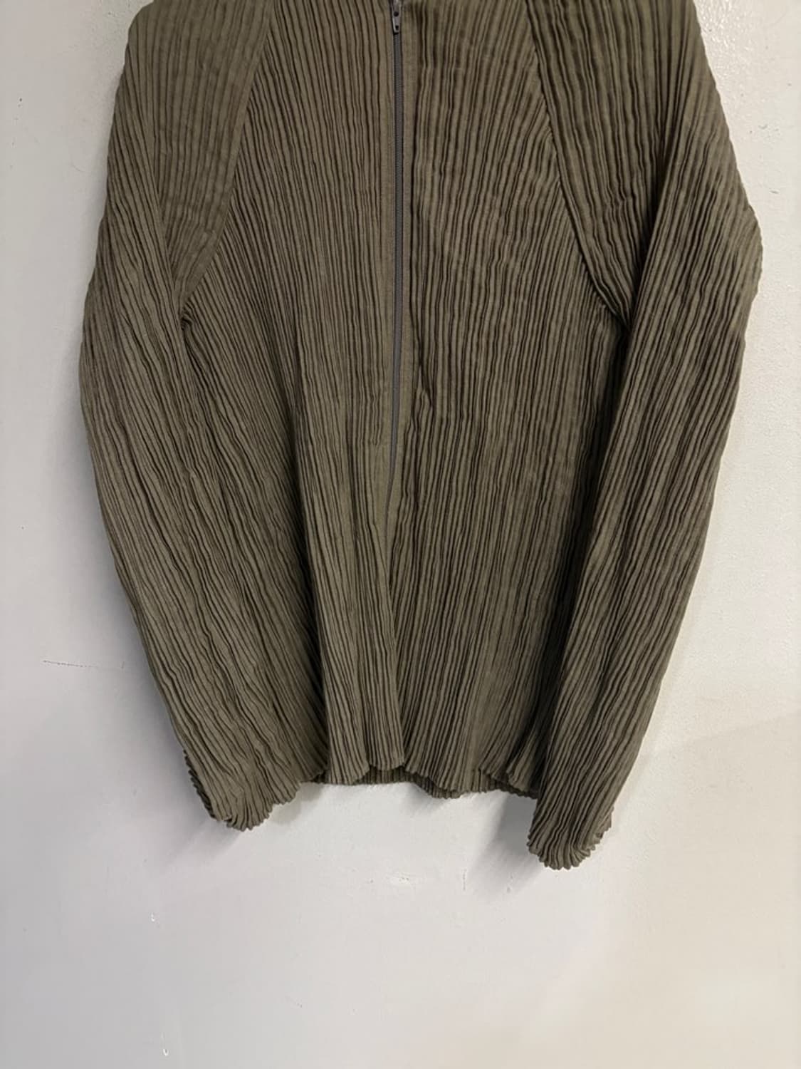 HIROKO BIS Pleated Zip-up Blouse Jacket 상품이미지3