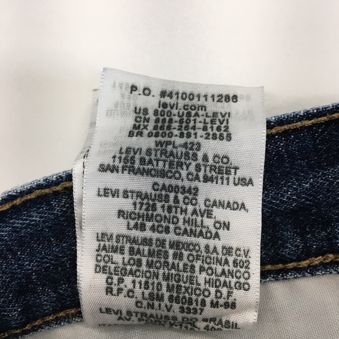 리바이스 501 00s 크롭 청바지 30 인치  상품이미지7