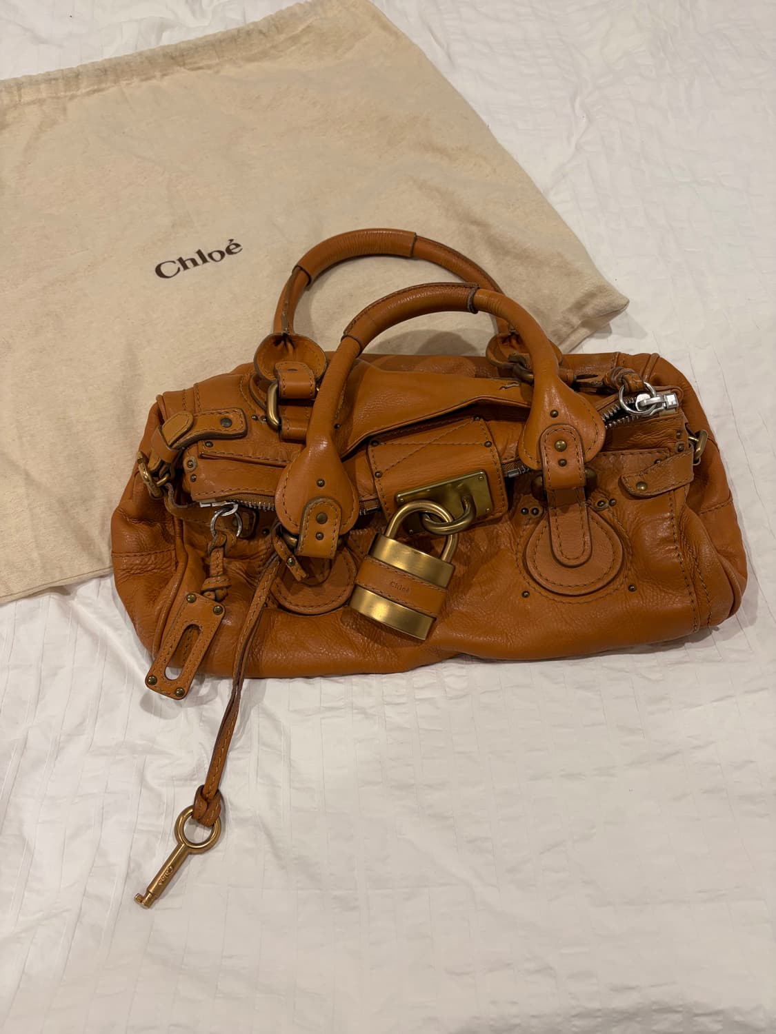 빈티지 끌로에 패딩턴백 상품이미지2